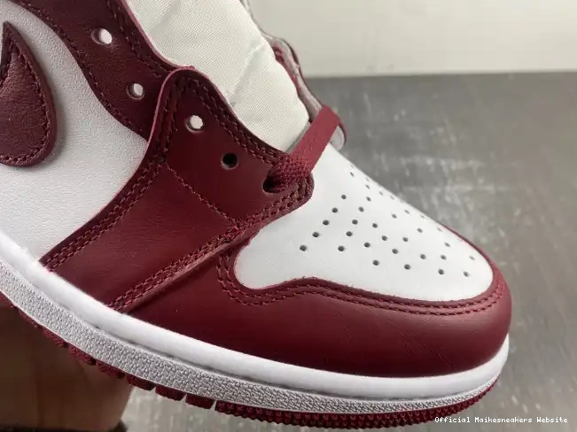 Official Maikesneakers OG Jordan DZ5485-160 Red Air Team High 1 0522